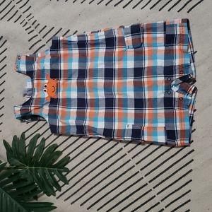 👶🏾Boys "Carter's" Plaid 1 piece jumpsuit size 24mths